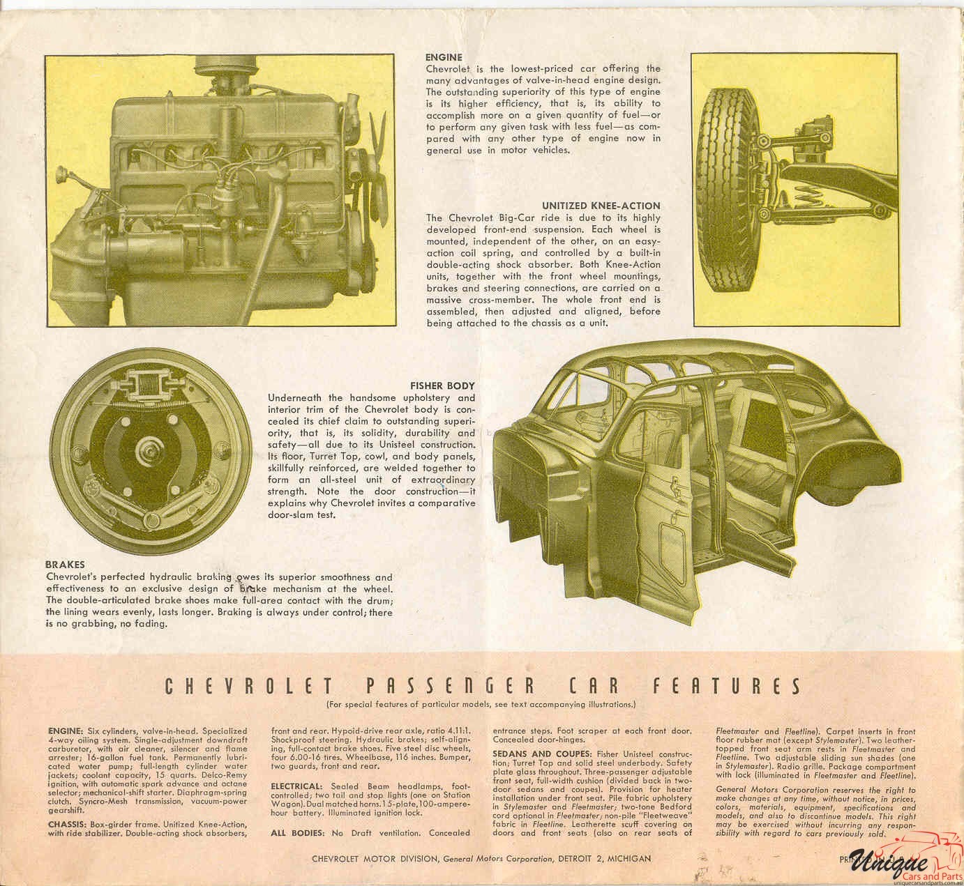 1947 Chevrolet Brochure Page 7